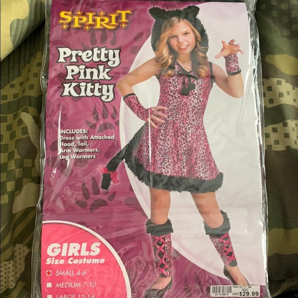 Halloween costume - pretty pink kitty